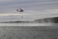 Helikopterräddning på Askimsfjorden